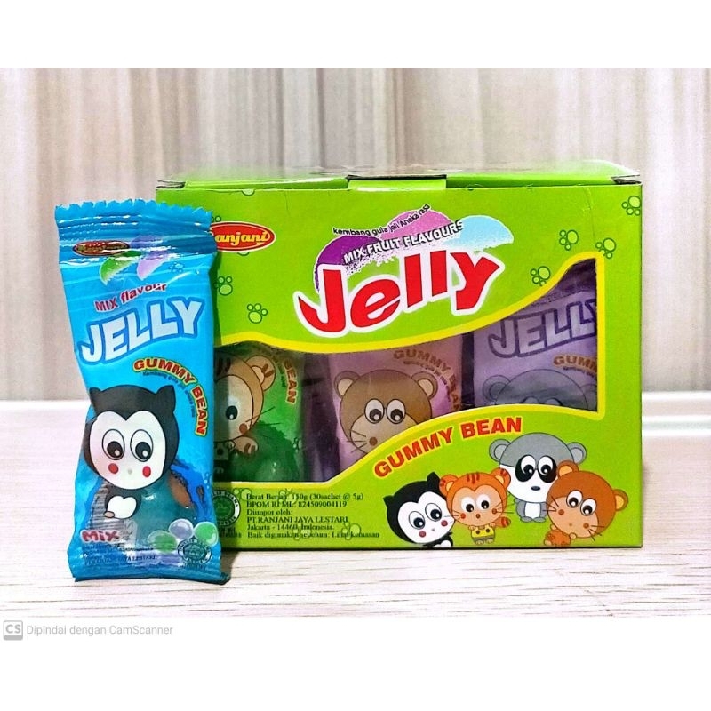 

Jelly Pidi Gummy Bean isi 30x5g