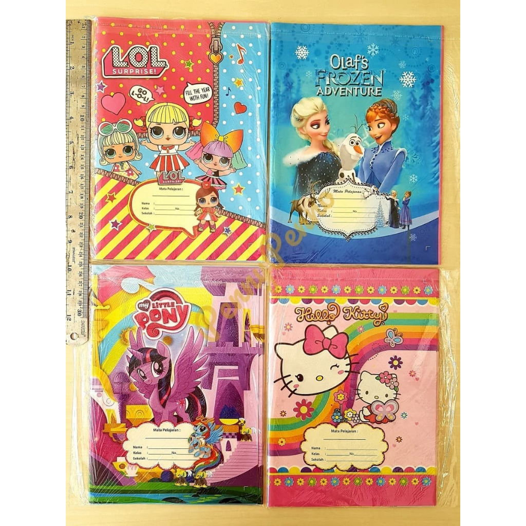 

Sampul Buku Kertas Model Karakter 1 Pack isi 20 Lembar / 12 Lmbr