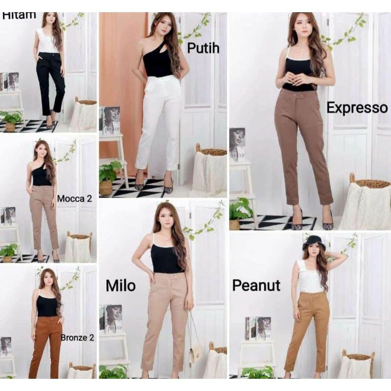 CELANA UPGRADE JUMBO BAHAN STRECH ORIGINAL SIZE 33,34,35