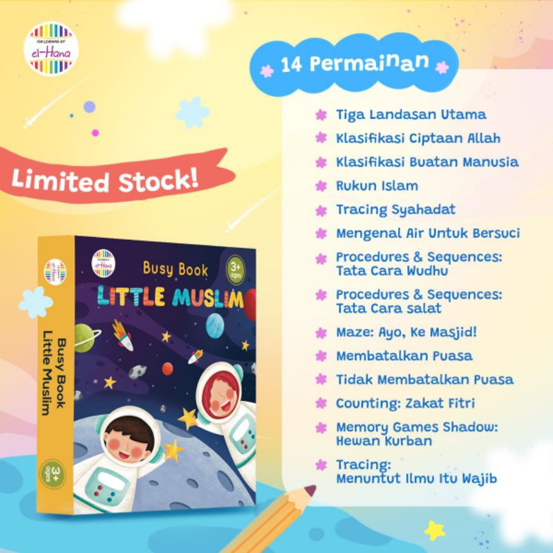BUSY BOOK LITTLE MUSLIM EL HANA