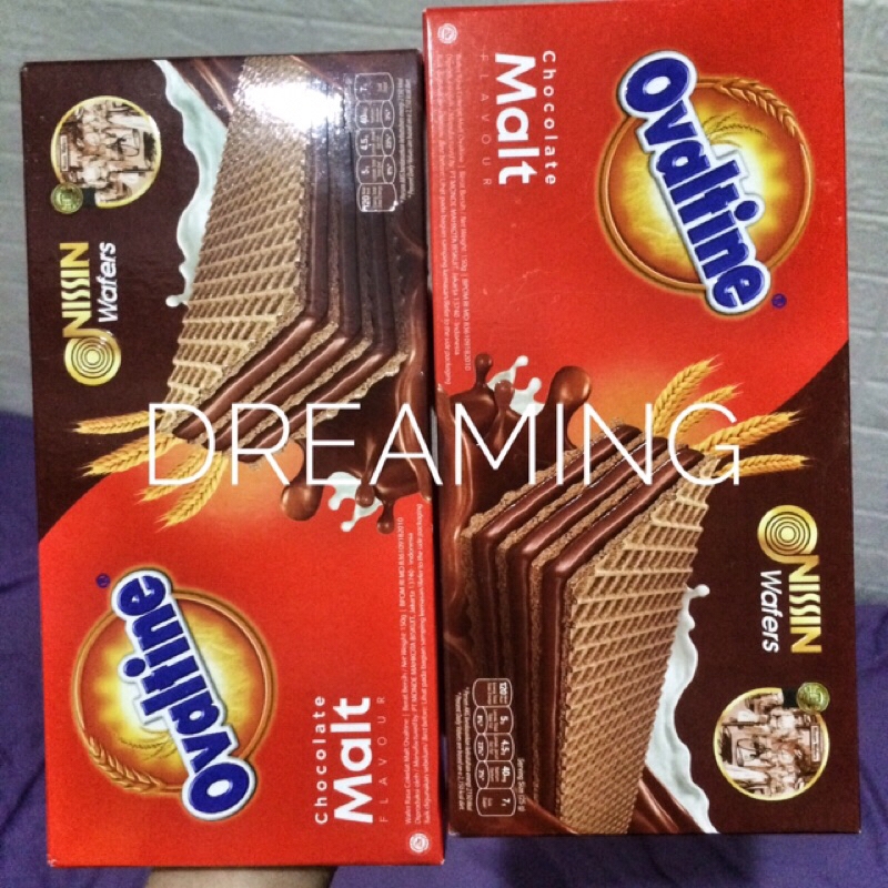 

ovaltine wafer nissin choco malt