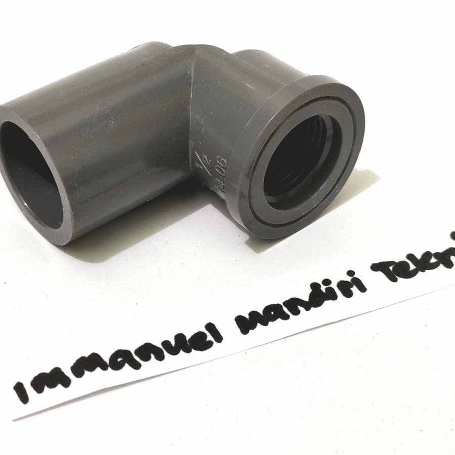 Elbow drat dalam Rucika 1/2 pvc / Knee drat dalam 1/2 pvc