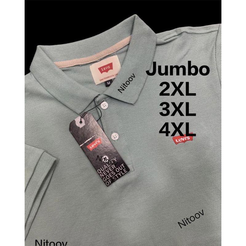 Kaos krah jumbo pria / baju polo big size