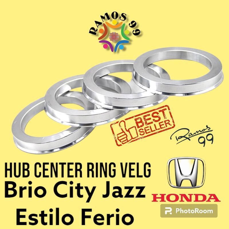 Center Ring Velg Mobil Honda Brio City Jazz Estilo Ferio