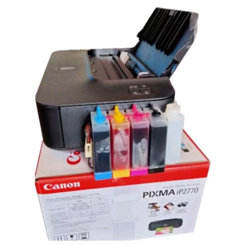 Printer baru canon pixma ip2770 + System tinta infus