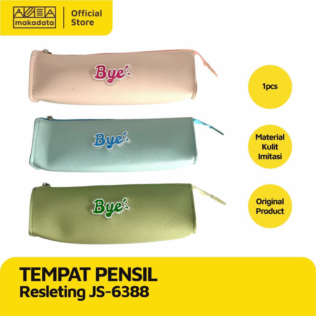 

PENCIL CASE / TEMPAT PENSIL KAIN 6388 (1 PCS) MURAH