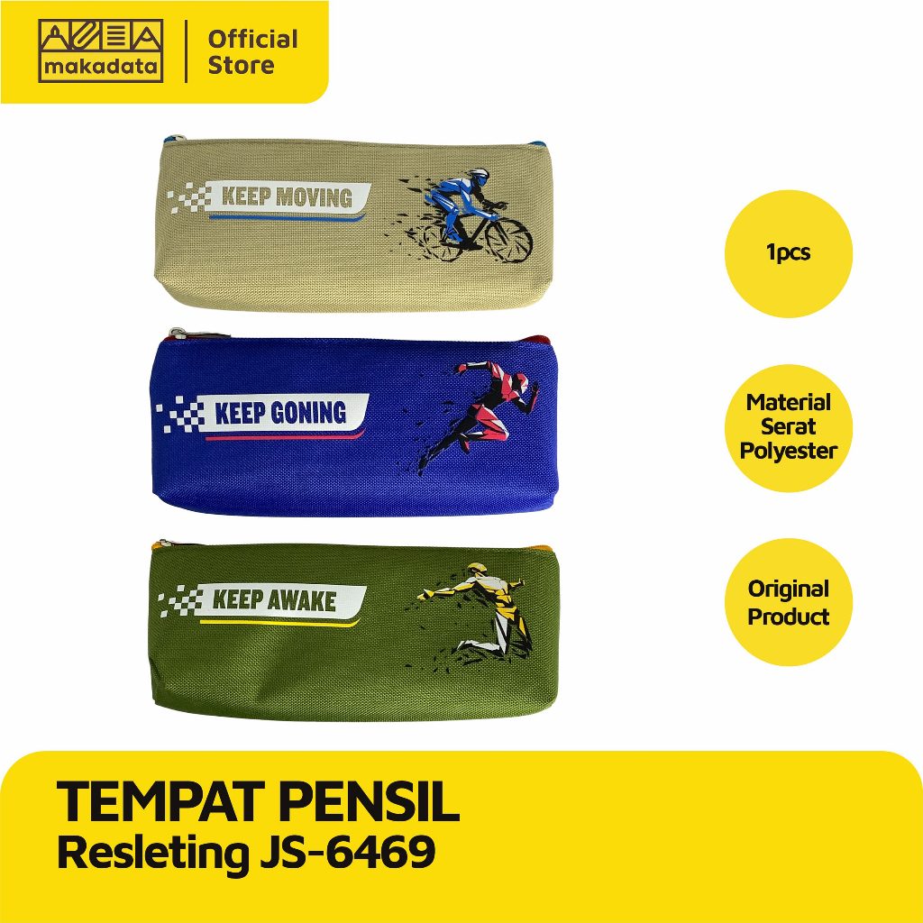 

PENCIL CASE / TEMPAT PENSIL KAIN 6469 (1 PCS) MURAH