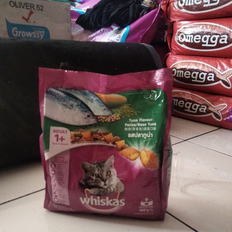 whiskas adult 1+ 480gr