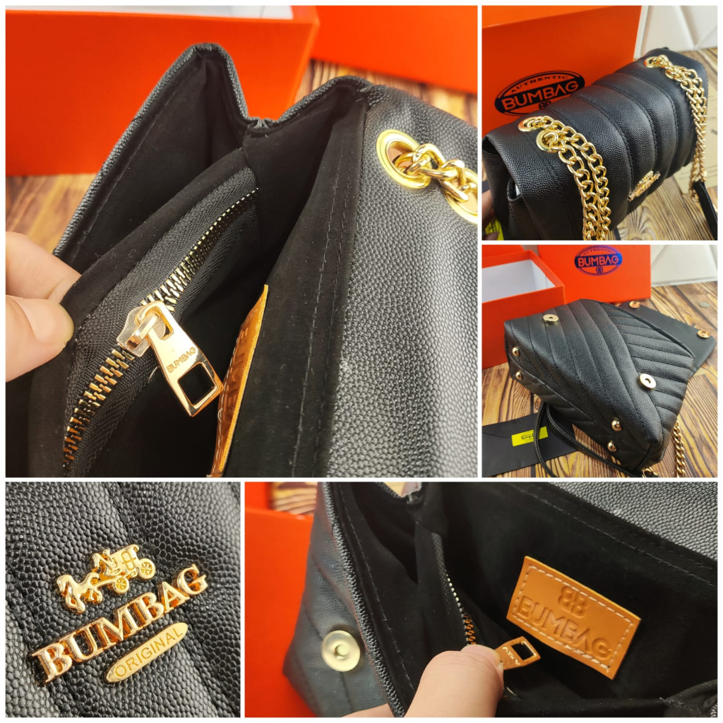 BUMBAG TAS SELEMPANG BOY CAVIAR LEATHER GOLD HARDWARE SIZE MEDIUM FREE BOX KUALITAS PLATINUM - TAS SELEMPANG WANITA ENVELOPE CAVIAR MEDIUM SHOULDER BAG FREE BOX KUALITAS PLATINUM KODE 191568