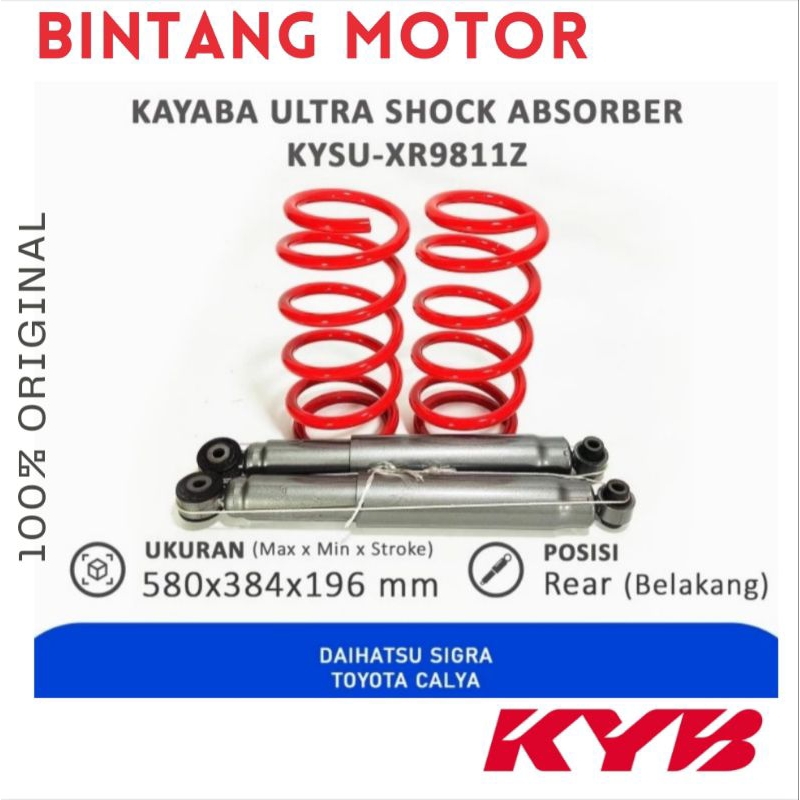 Shock Belakang Calya Sigra Kayaba Ultra XR 9811Z - KYSU-XR9811Z