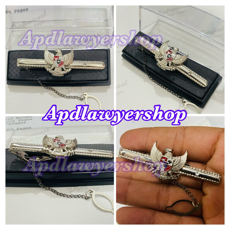 Jepit Dasi Garuda Silver Penjepit Dasi Jepitan Dasi Garuda Silver PREMIUM 100% ORIGINAL