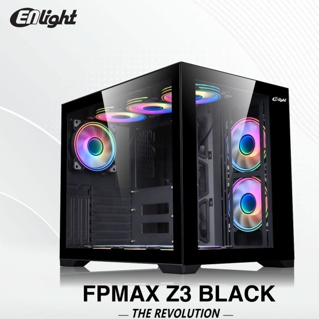 CASING PC GAMING ENLIGHT FPMAX Z3 BLACK
