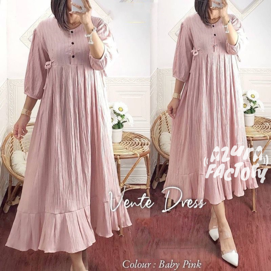 AZURA - FAFA - NOVA MIDI DRESS VENTE GAMIS LADY CRUSH WANITA | GAUN BUSUI WANITA TERBARU