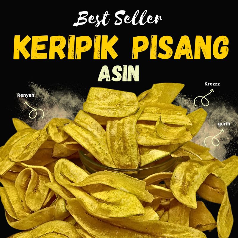 

Keripik Pisang Gurih Asin Manis