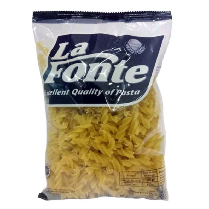 

La Fonte 500gr macaroni fusili