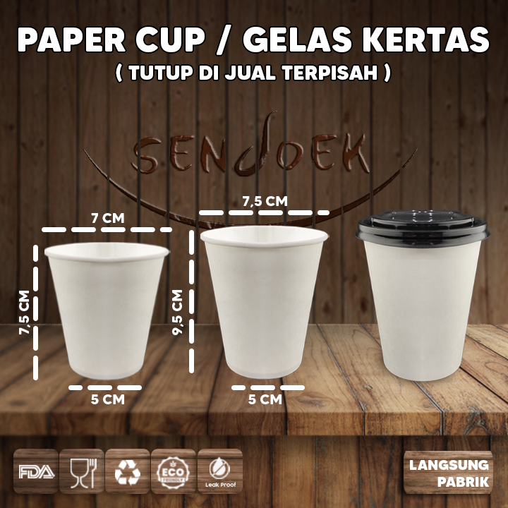 HOT PAPER CUP | GELAS KERTAS MINUMAN PANAS | CUP PAPER OZ