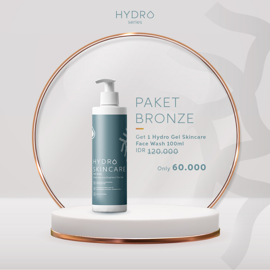 Hydro Face Wash Wanita Pria Untuk Cuci Muka Mengangkat Sel Kulit Mati Menghilangkan Komedo dan Jeraw