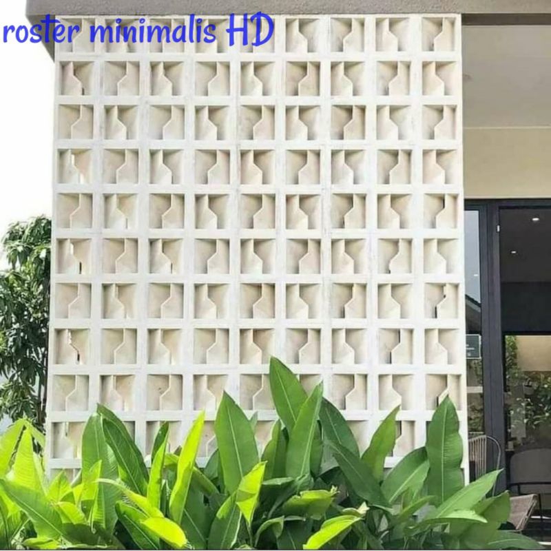 roster beton minimalis/loster beton/roster motif petir