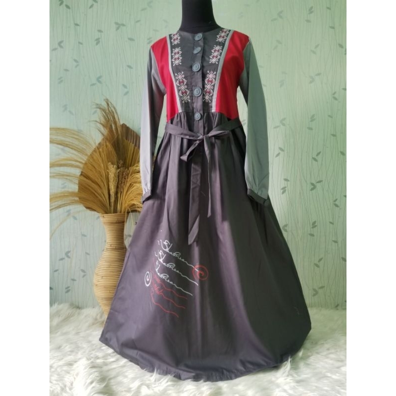 [ORI] GAMIS Muslimah SHABRINA REMAJA Terbaru Branded 100% ORIGINAL dan HIGH QUALITY