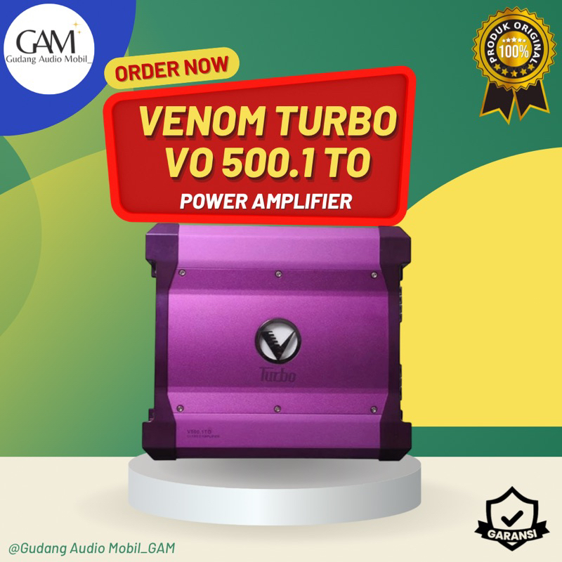 POWER AMPLIFIER TURBO V 500.1 TO VENOM
