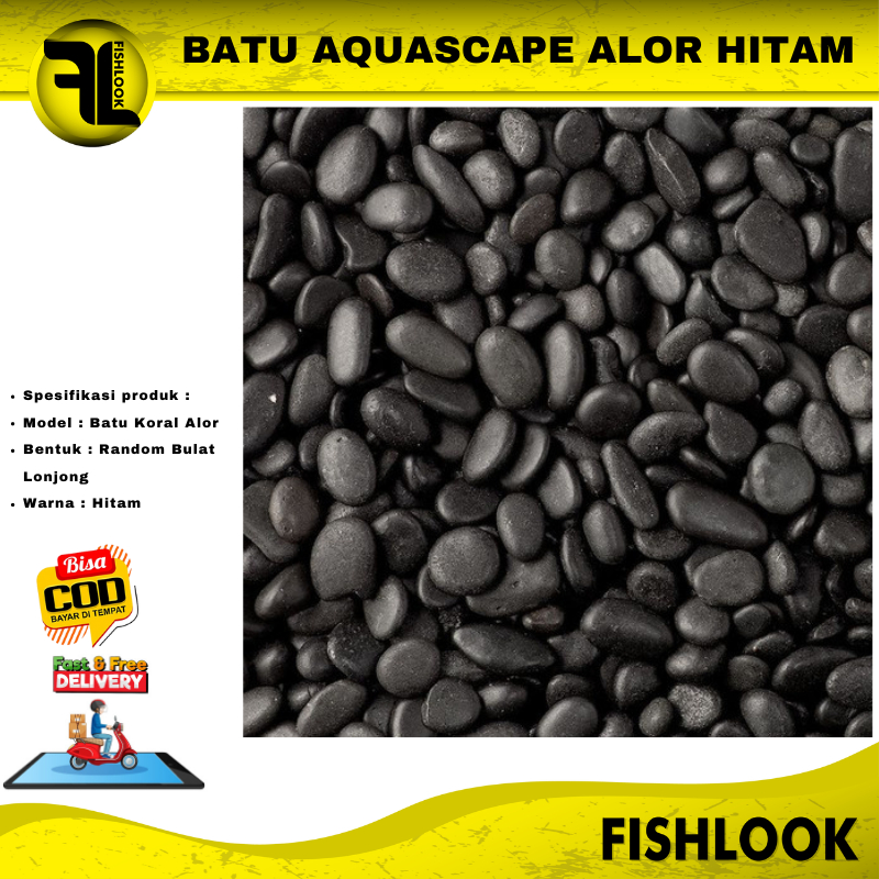 Batu Alor bali / Batu Hitam / Aquascape / 1 kg AQUARIUM AQUASCAPE BATU ALOR