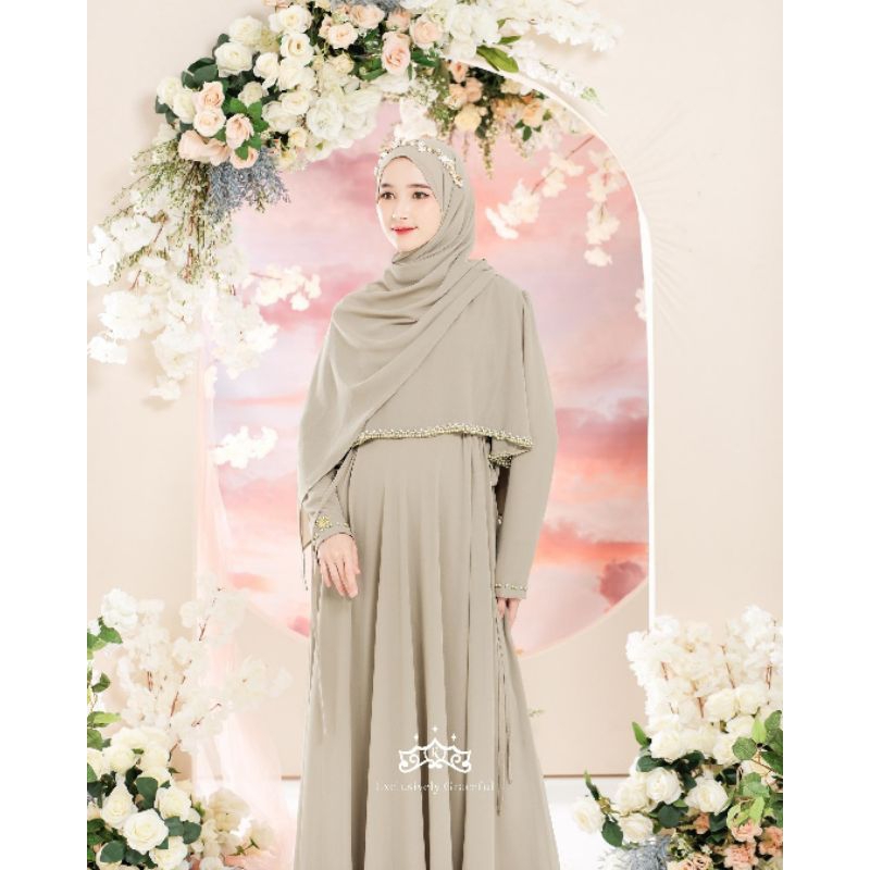 READY STOK PASHMINA HAWA DRESS BY KAZAMI STORE