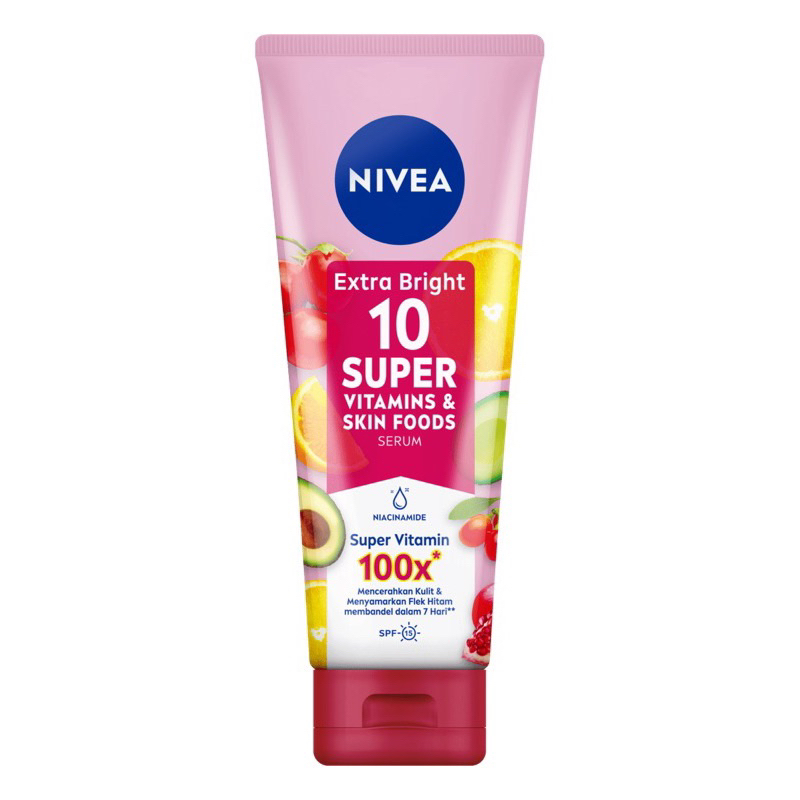 NIVEA Extra Bright Body Serum 10 Super Vitamin 180ml