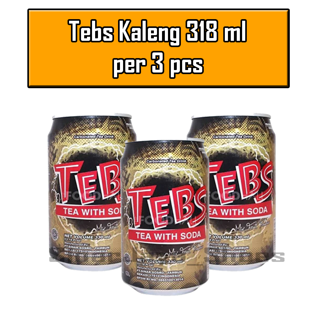 

Tebs Soda Sosro Can 318 ml isi 3 pcs