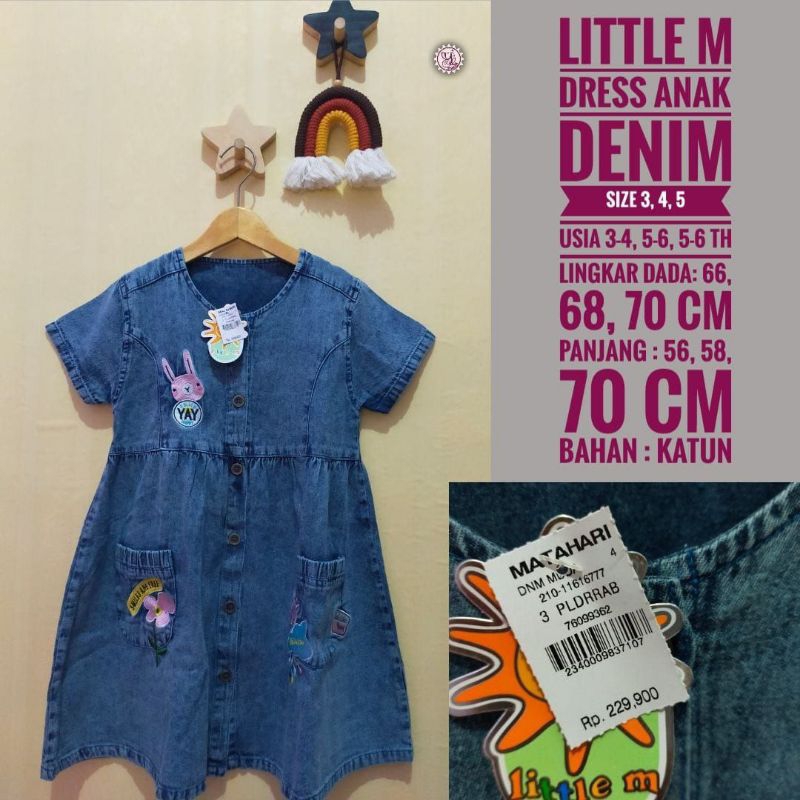 Dress Anak Perempuan LITTLE M Dress Anak LITTLE M Dress LITTLE M