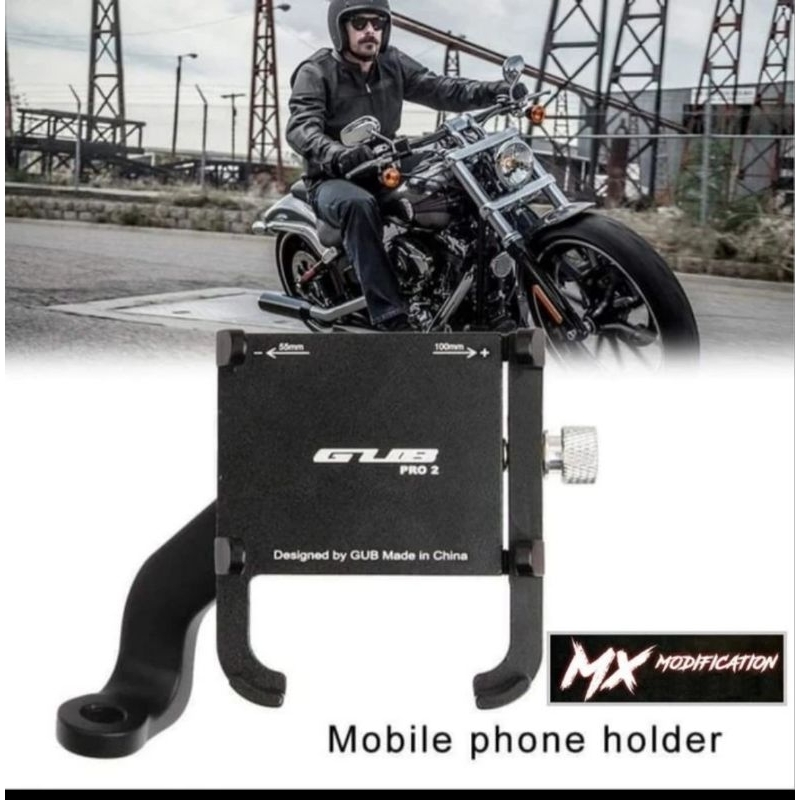 Holder HP GPS GUB PRO2 original motor Nmax Aerox fazzio Vario Beat