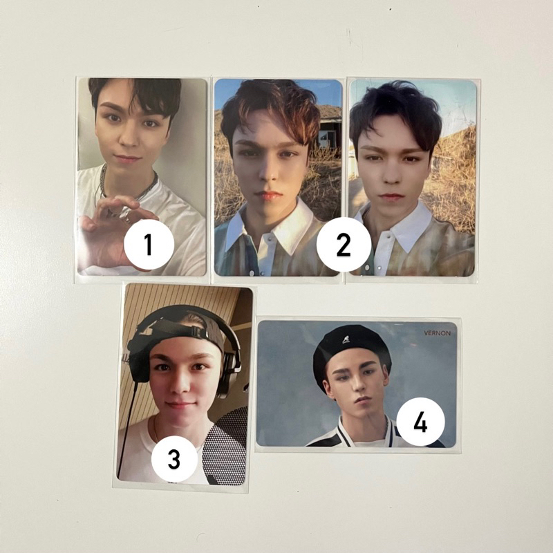 SEVENTEEN Vernon Face The Sun Carat ver. Carver FTS Henggarae Semicolon HMV Fallin Flower FF FLFL Ph