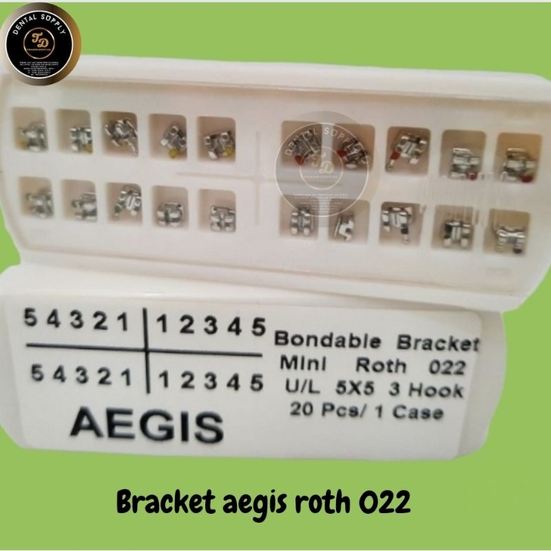Bracket Aegis Hook on 3/Bracket Mini Roth 0.22 WH