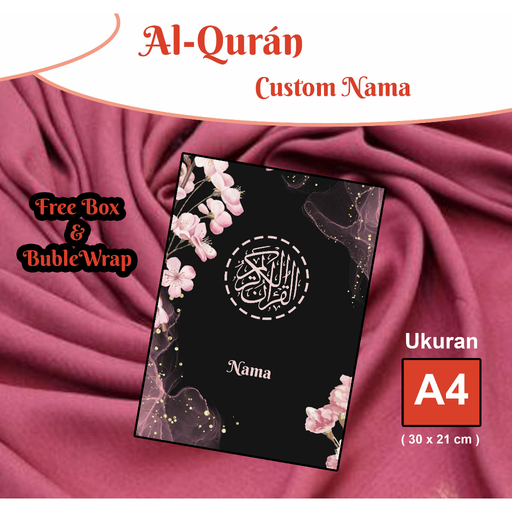 

(Updatebukusurabaya) Al quran Custom Nama A4