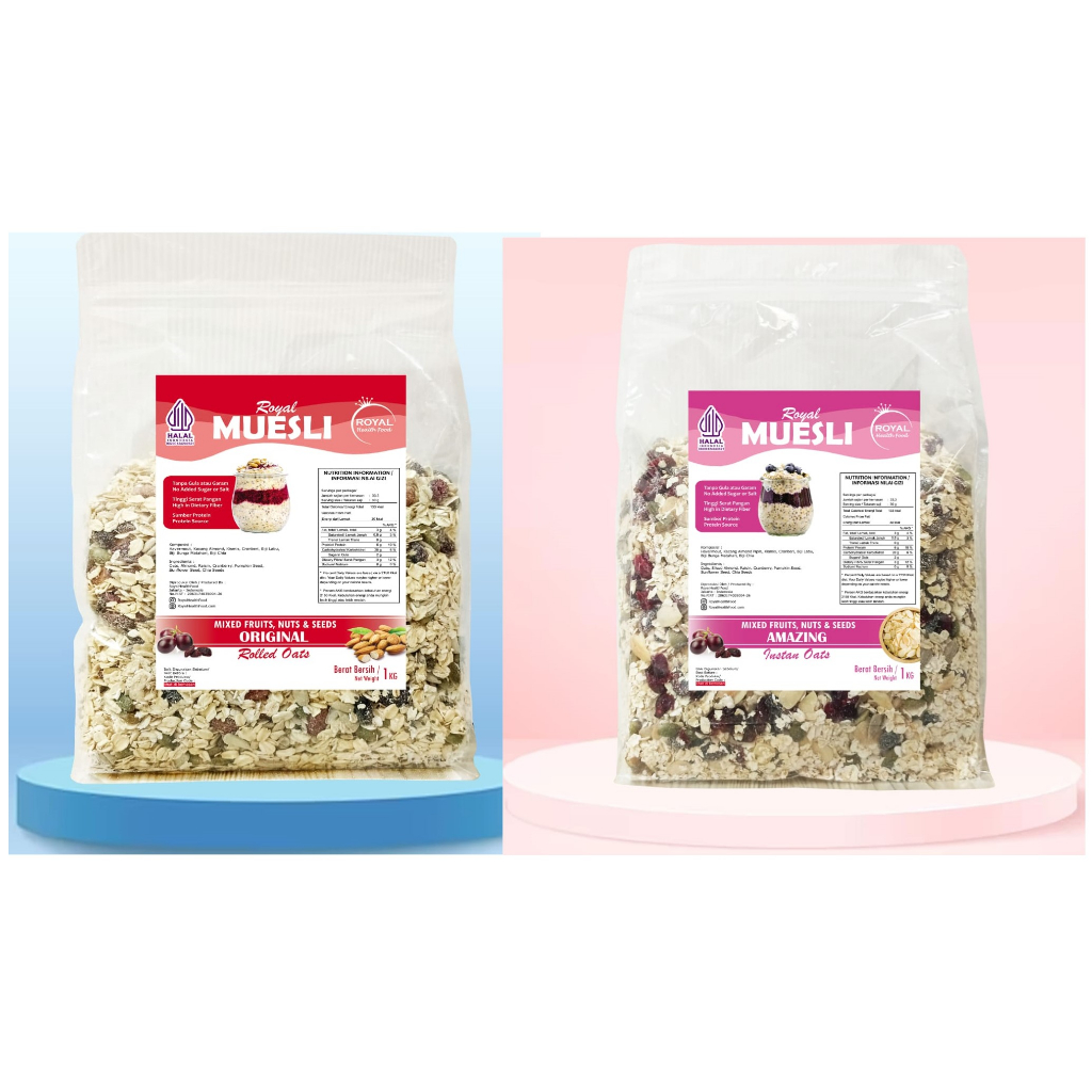 

Royal Muesli Kemasan HEMAT 1 KG