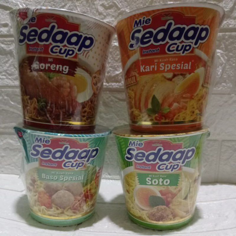 

Mie sedaap cup 81 gram