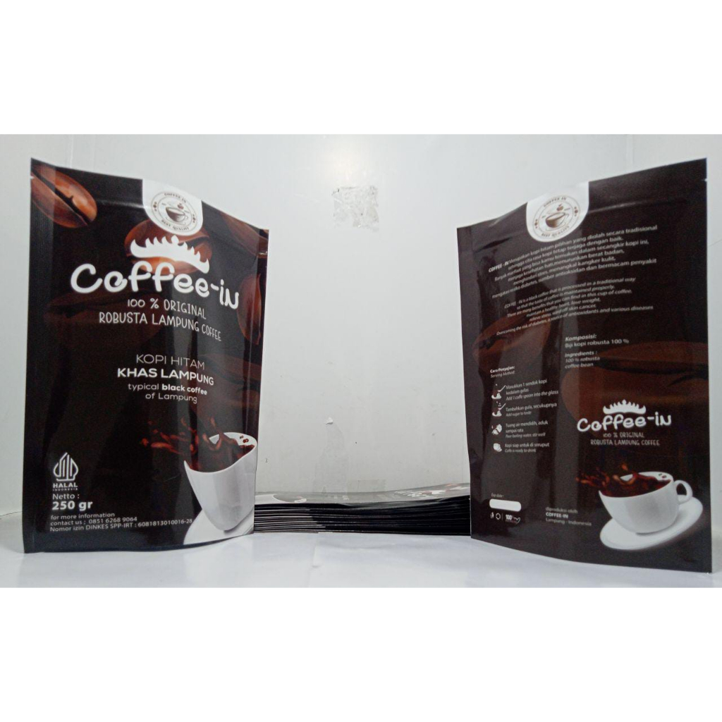 

KOPI LAMPUNG ASLI 250 gram | ROBUSTA LAMPUNG | KOPI BUBUK | BY COFFEE-IN 100 % ORIGINAL