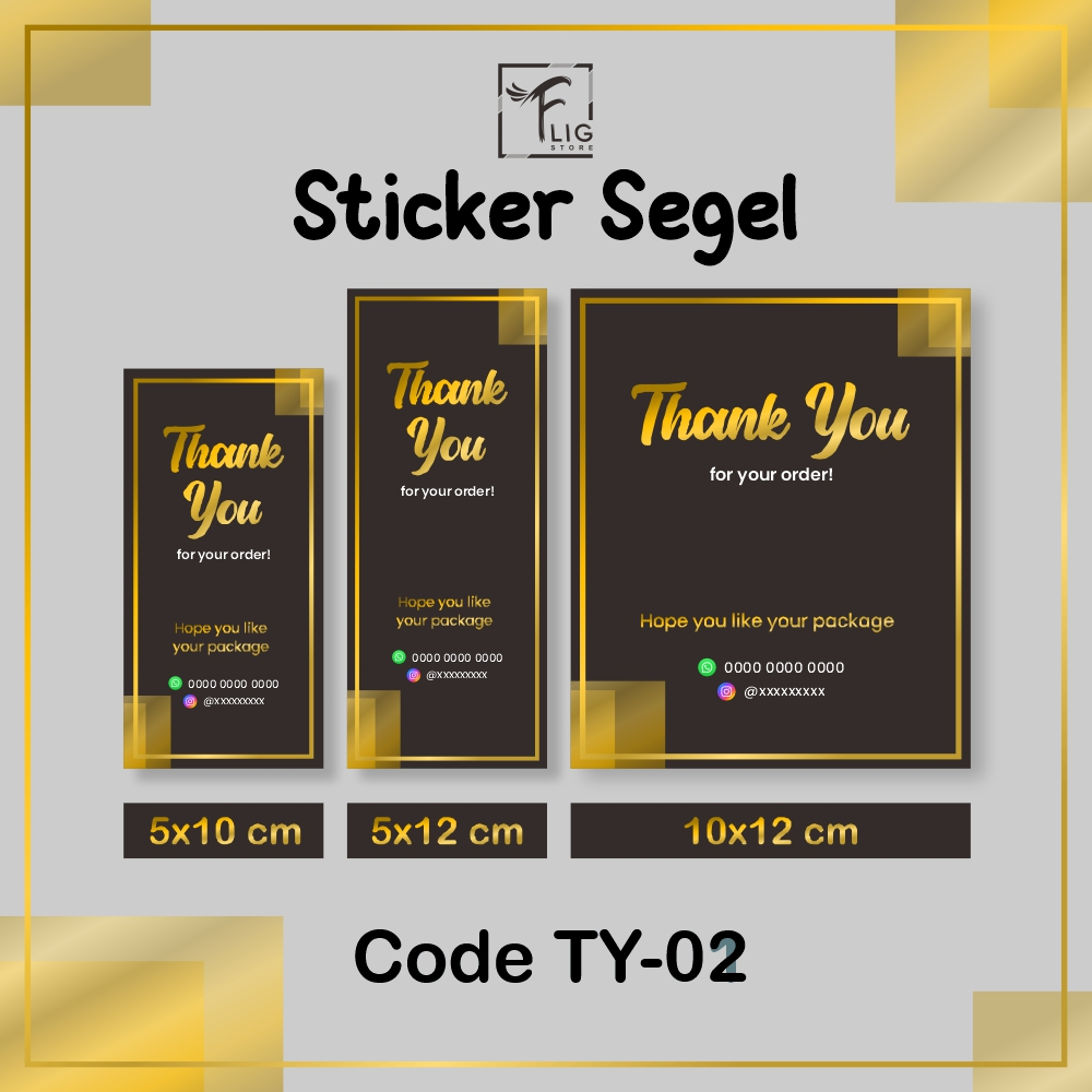 

Stiker Segel Thank You [TY-02]