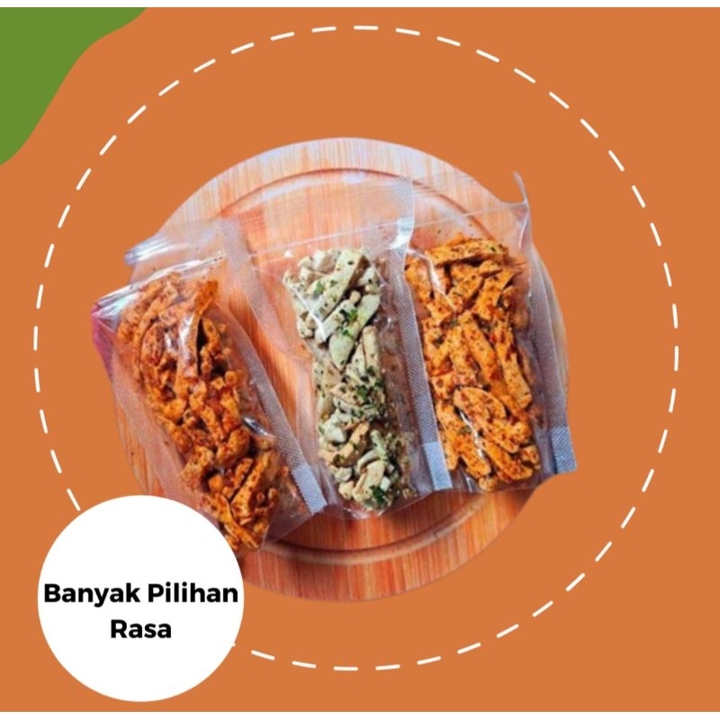 

Basreng Kemasan Pouch Banyak Rasa