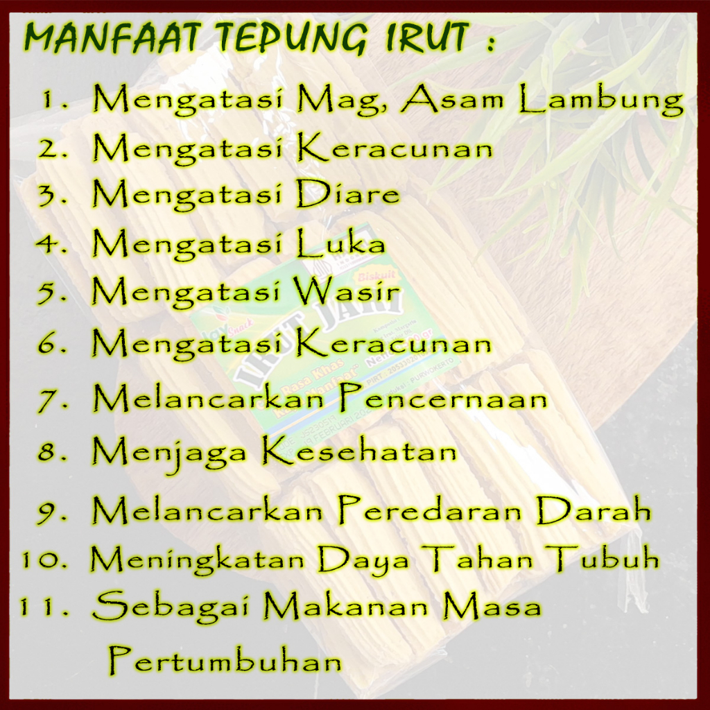 

Sekar_Shop07 Irut Jari / Kue Irut Jari Kaya Manfaat Pati Irut