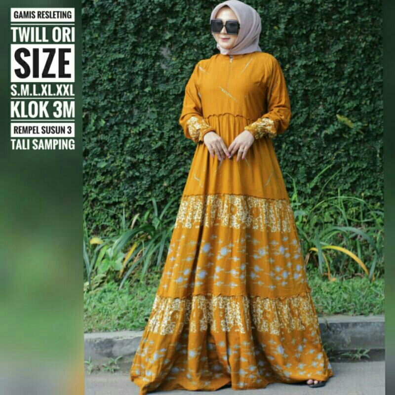GAMIS TWILL ORI SUSUN SIZE