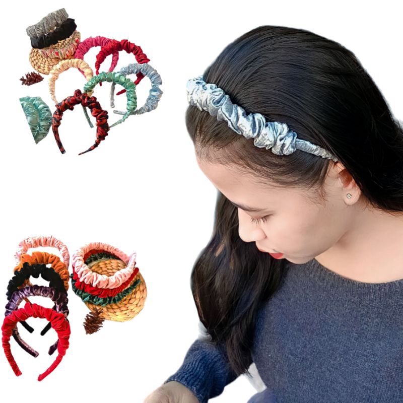 [SATUAN] Bando Scrunchie Bando Nagita Bandana scrunchie Bandana Nagita Headband SATIN