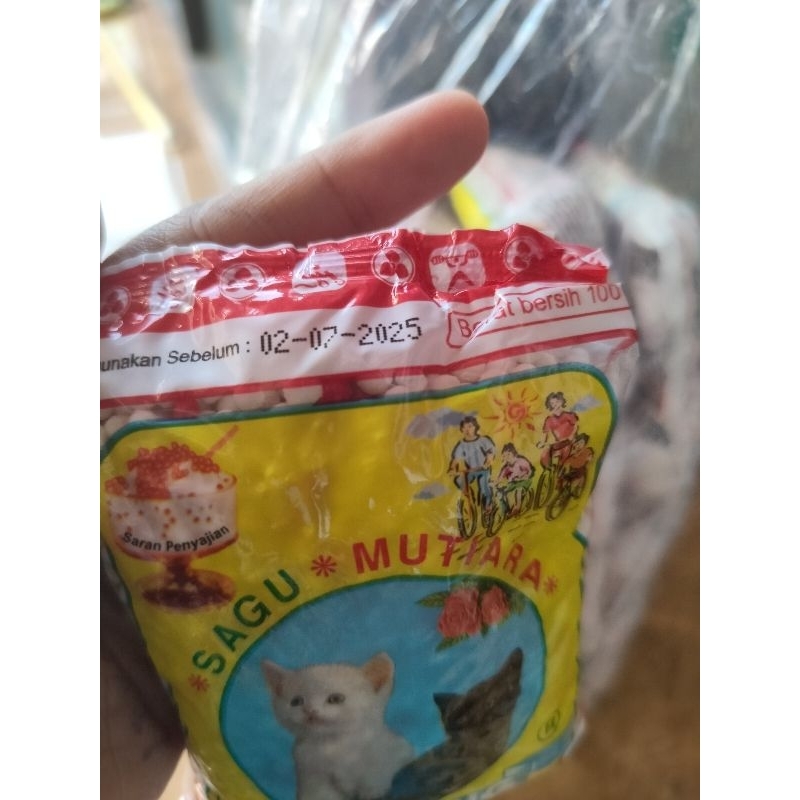 SAGU MUTIARA CAP KUCING 100Gr