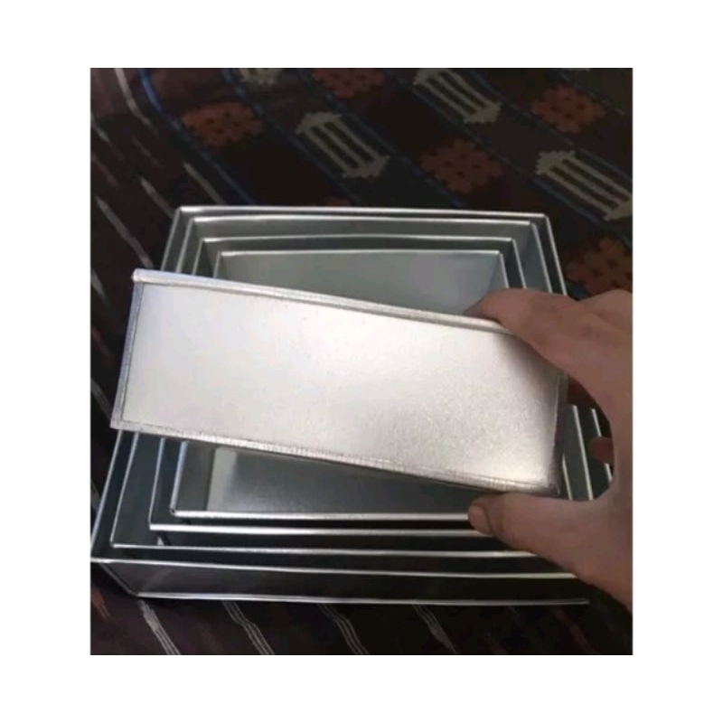 Loyang Bolu kotak 20x20x7
