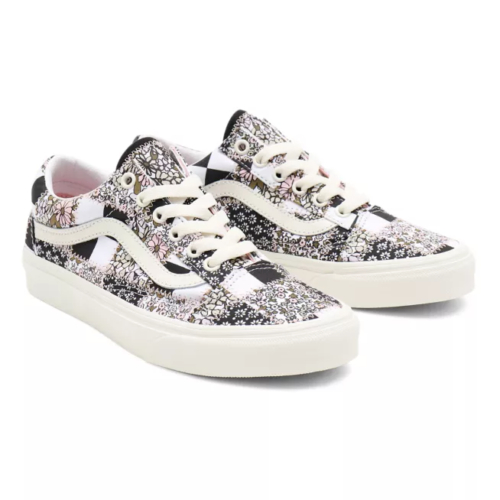 Vans Old Skool Patchwork floral Original Resmi Navya