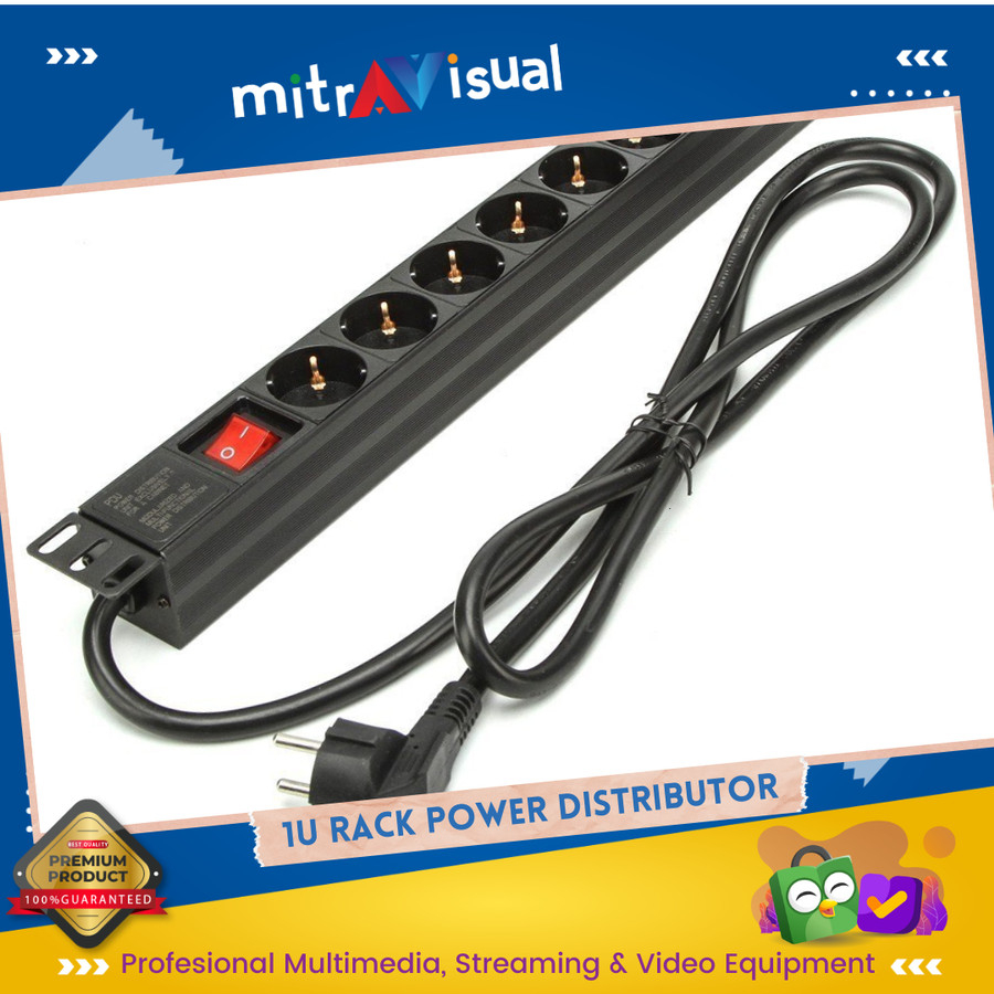 MAGNUS 1U Rackmount Power Distributor PDU 8 Port