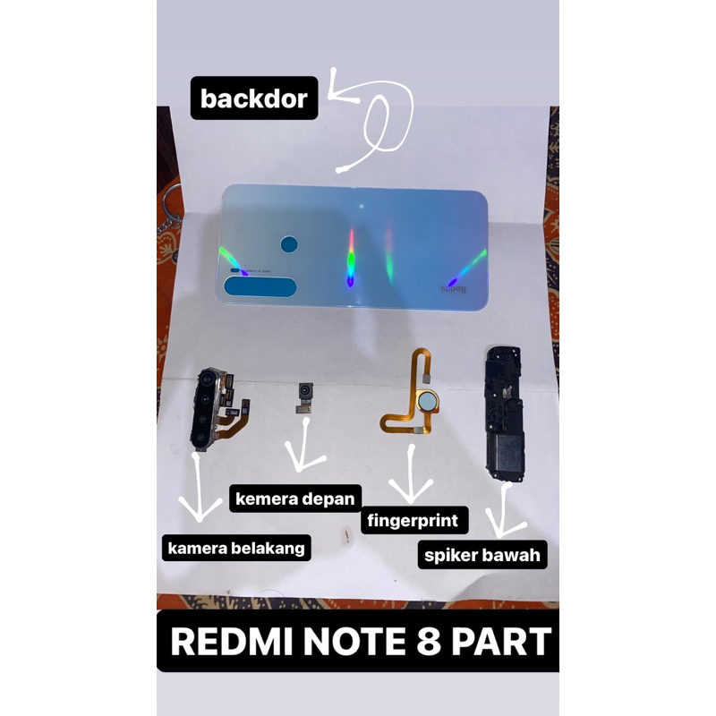 PART COPOTAN REDMI NOTE 8