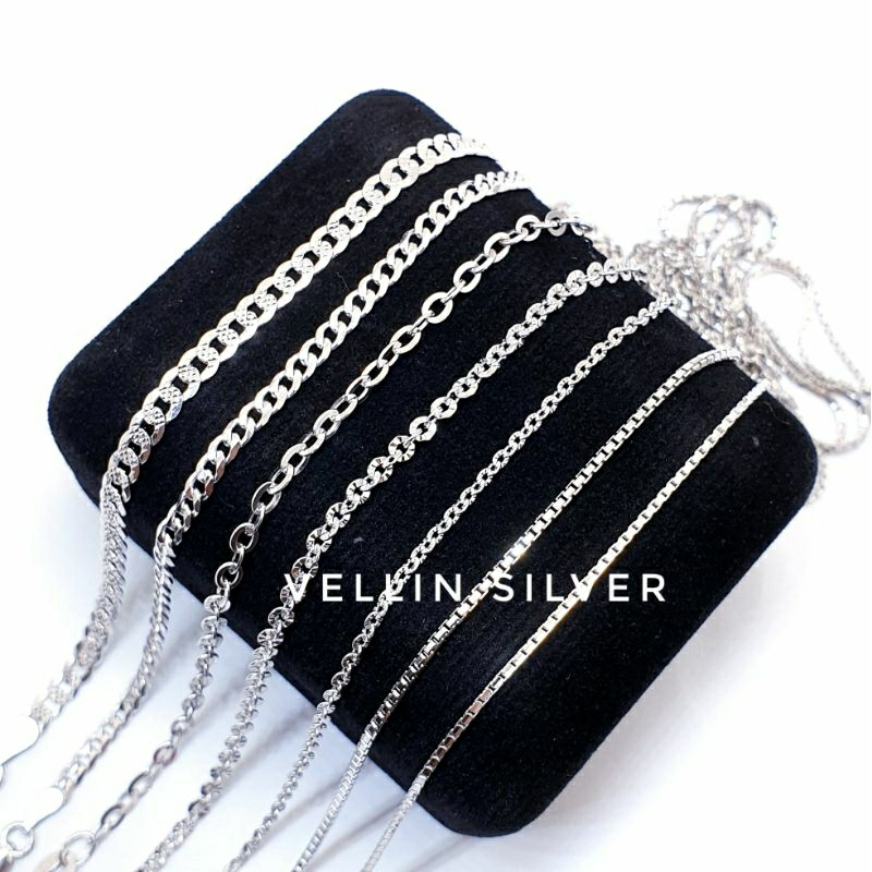 RB Kalung Perak Anak Laki Laki - Kalung Perak Anak Perempuan - Kalung Anak Silver 925 Asli Lapis