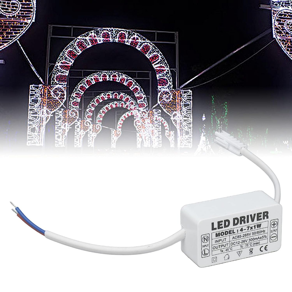 LED Driver Wide Voltage and Protection Power Supply 85 - 265V - GU10E27 - White