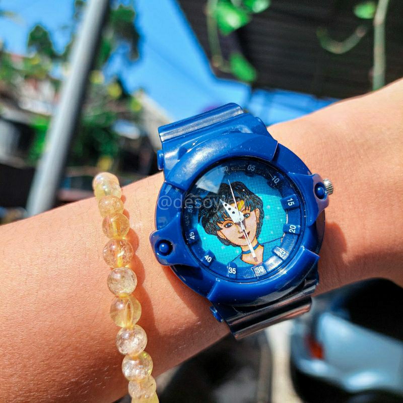 Desoyjoy Jam Tangan Toy Watch Sailor Moon Edition "Sailor Mercury"