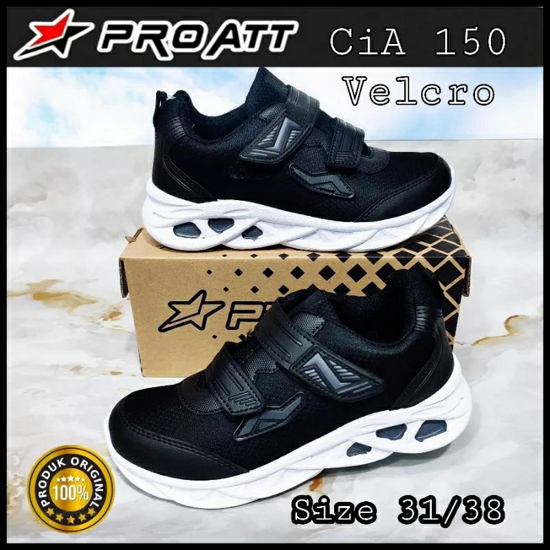 Sepatu Anak Sekolah Pro ATT CIA 150V ORIGINAL Size 31-34